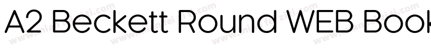 A2 Beckett Round WEB Book字体转换